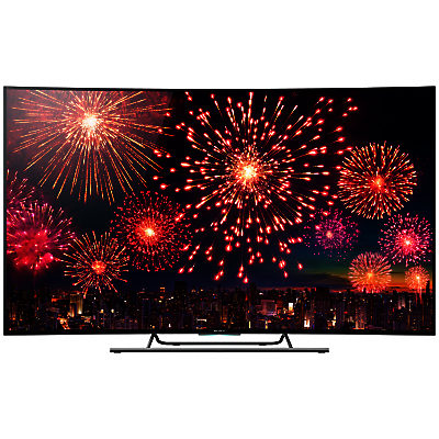 Sony Bravia KD55S8505 Curved LED 4K Ultra HD 3D Android TV, 55  with Freeview HD, Youview & Built-In Wi-Fi